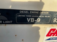 GENERAC TOWER LIGHT VB-9 DIESEL SINGLE AXLE LED LIGHTING TOWER - 11