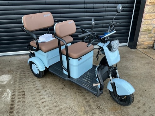 UNUSED IRGCC40 BATTERY OPERATED 3 WHEEL 3 SEATER CART