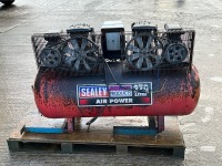 SEALEY 270lt 240v TWIN HEAD COMPRESSOR (K1037) - 6