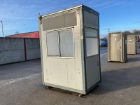 APPROX 6ft x 4ft SECURITY HUT KIOSK  - 5