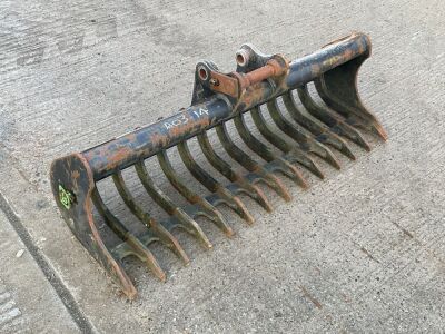 APPROX. 4ft DIGBITS RAKE BUCKET TO SUIT 2-3 TON MACHINE