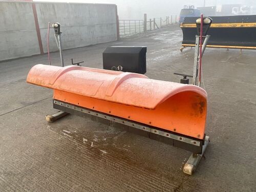 APPROX. 8ft SCHMIDT SNOW PLOUGH & CRADLE