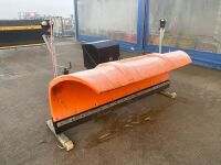 APPROX. 8ft SCHMIDT SNOW PLOUGH & CRADLE - 9