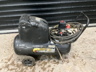 SIP 50 LITRE 110V MOBILE COMPRESSOR