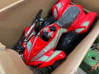 UNUSED 50cc 2 STROKE PETROL CHILDS QUAD & HELMET - 2