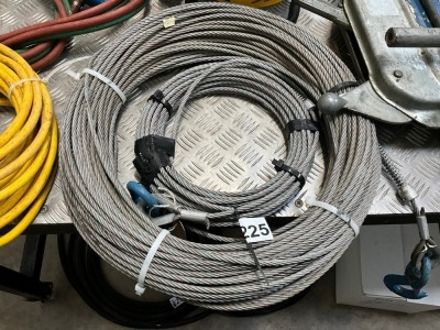 2No. ROLLS OF ASSORTED WIRE ROPE