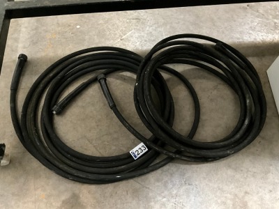 2No. POWER WASHER HOSES