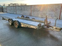 BRIAN JAMES 16FT X 6FT3" TWIN AXLE TILT BED CAR TRANSPORTER