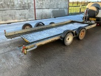 BRIAN JAMES 16FT X 6FT3" TWIN AXLE TILT BED CAR TRANSPORTER - 11