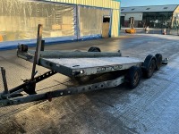 BRIAN JAMES 16FT X 6FT3" TWIN AXLE TILT BED CAR TRANSPORTER - 15