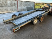 BRIAN JAMES 16FT X 6FT3" TWIN AXLE TILT BED CAR TRANSPORTER - 17