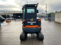 DOOSAN DX27Z 2.7 TON ZERO TAIL MINI DIGGER - 6