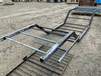 APPROX. 18FT X 4FT 7" METAL FITNESS RACK - 5