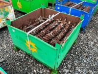 MEVA METAL CRATE TO INC. CONCRETE SHUTTERING CLAMPS