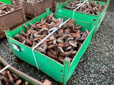 METAL CRATE TO INC. CONCRETE SHUTTERING CLAMPS