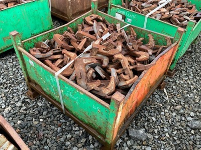 METAL CRATE TO INC. CONCRETE SHUTTERING CLAMPS