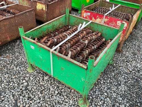 MEVA METAL CRATE TO INC. CONCRETE SHUTTERING CLAMPS