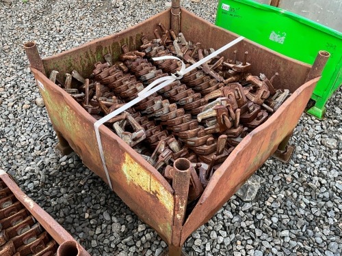 MEVA METAL CRATE TO INC. CONCRETE SHUTTERING CLAMPS