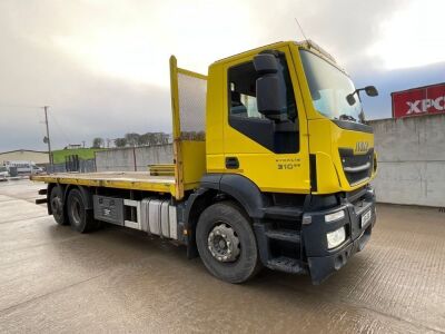 IVECO STRALIS 310 E6 26 TON 6x2 DROPSIDE LORRY ON AIR