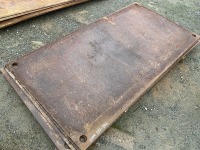 APPROX. 12MM 8X4 METAL ROAD PLATE