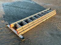 APPROX. 9 TREAD ALUMINIUM TRIPLE LADDER - 2