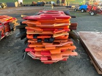 PALLET OF APPROX. 25No ROAD WORK BARRIERS - 2