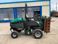 RANSOMES PARKWAY 3 GANG ROAD LEGAL RIDE ON DIESEL 4WD LAWNMOWER - 9