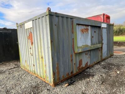 APPROX. 20ft x 10ft ANTI VANDAL SITE OFFICE / CANTEEN