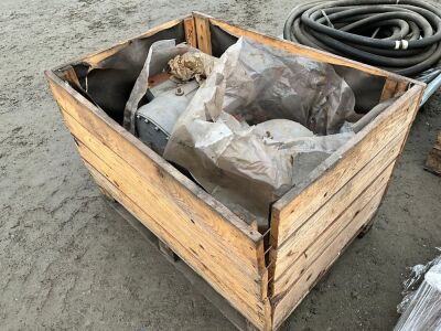 WOODEN CRATE TO INC. 2No. UNUSED GEARBOXES TO SUIT MIXER LORRY