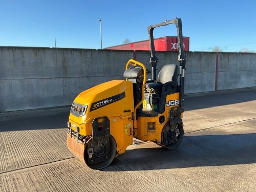 JCB CT160-80 DOUBLE DRUM RIDE ON VIBRATING ROLLER