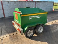 GREENCROP TWIN AXLE BUNDED METAL FUEL BOWSER - 10