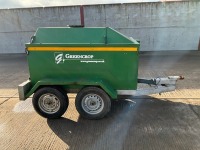 GREENCROP TWIN AXLE BUNDED METAL FUEL BOWSER - 17