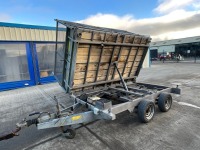 TRAILTEC 10ft x 6ft TWIN AXLE 3 WAY DROPSIDE TIPPING TRAILER - 15