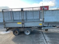 TRAILTEC 10ft x 6ft TWIN AXLE 3 WAY DROPSIDE TIPPING TRAILER - 17