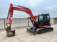 KUBOTA KX080-4a 8 TON MIDI EXCAVATOR - 2