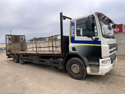 DAF CF 6x2 AUTOMATIC 26 TON BEAVERTAIL PLANT LORRY ON AIR