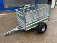 APPROX. 5ft x 3ft UNUSED RANCHER GALVANISED SHEEP TRAILER - 3