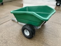 UNUSED RANCHER 500lt PLASTIC TIPPING QUAD TRAILER (GREEN) - 5