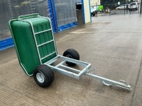 UNUSED RANCHER 500lt PLASTIC TIPPING QUAD TRAILER (GREEN) - 9