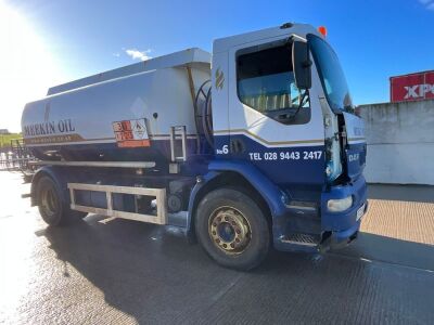 DAF LF55.220 4x2 18 TON 12600lt OIL TANKER ON AIR