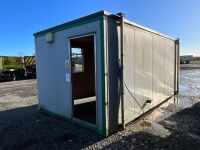 APPROX. 16ft x 8ft STEEL CLAD OFFICE - 3