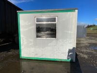 APPROX. 16ft x 8ft STEEL CLAD OFFICE - 8