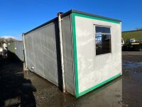 APPROX. 16ft x 8ft STEEL CLAD OFFICE - 9