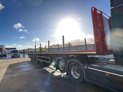 MONTRACON 45ft TRI AXLE FLAT TRAILER ON AIR