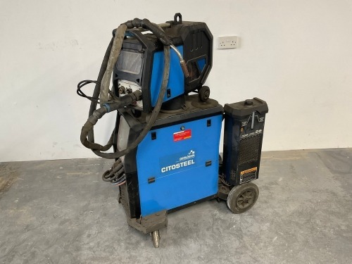 OERLIKON CITOSTEEL 505S 3 PHASE MIG WELDER & POWER FEED