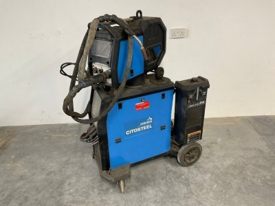 OERLIKON CITOSTEEL 505S 3 PHASE MIG WELDER & POWER FEED