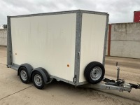 IFOR WILLIAMS APPROX10FT X 6FT TWIN AXLE 2.7 TON BOX TRAILER