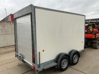 IFOR WILLIAMS APPROX10FT X 6FT TWIN AXLE 2.7 TON BOX TRAILER - 6