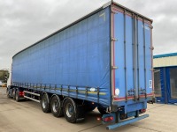 LAWRENCE DAVID 45FT 39TON PILLARLESS TRI AXLE CURTAINSIDER - 15