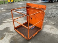 APPROX. 3FT X 3FT SAFETY BASKET TO SUIT FORKLIFT